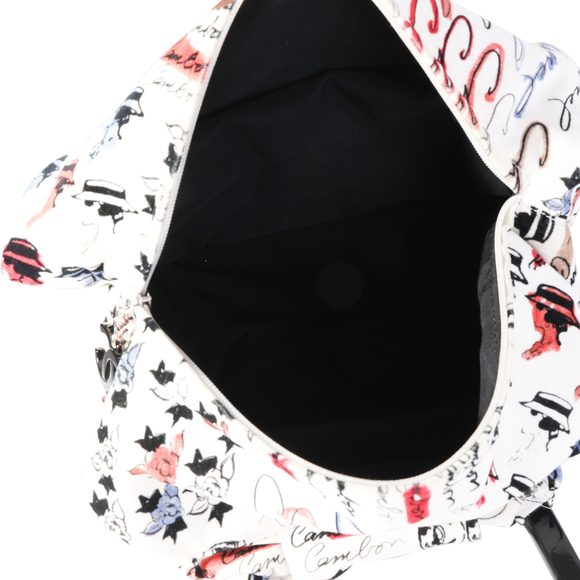 Chanel Camellia-Printed Velvet Frame Bag - Picture 7 of 7